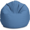 Кресло-мешок «Груша», XL, Кожа Синий Анфас галлерея
