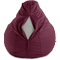 Кресло-мешок «Груша», XL, Бордовый Молния галлерея