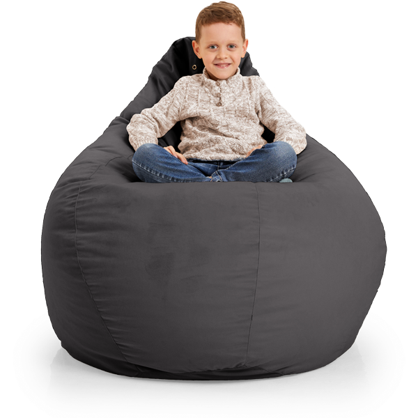 Кресло-мешок «Груша», XXXL, Серый