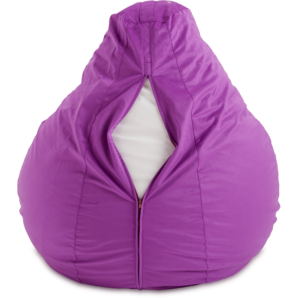 Кресло-мешок «Груша», XXXXL, Лиловый Молния