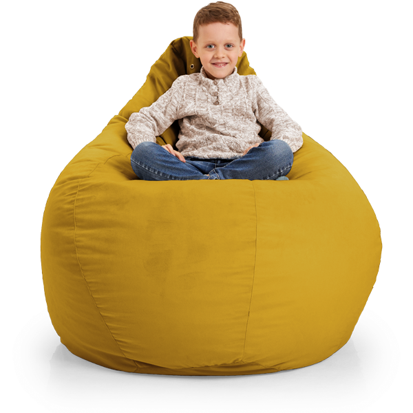 Кресло-мешок «Груша», XXXL, Горчичный